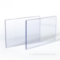 Pare-brise en feuille de polycarbonate solide transparent Lexan